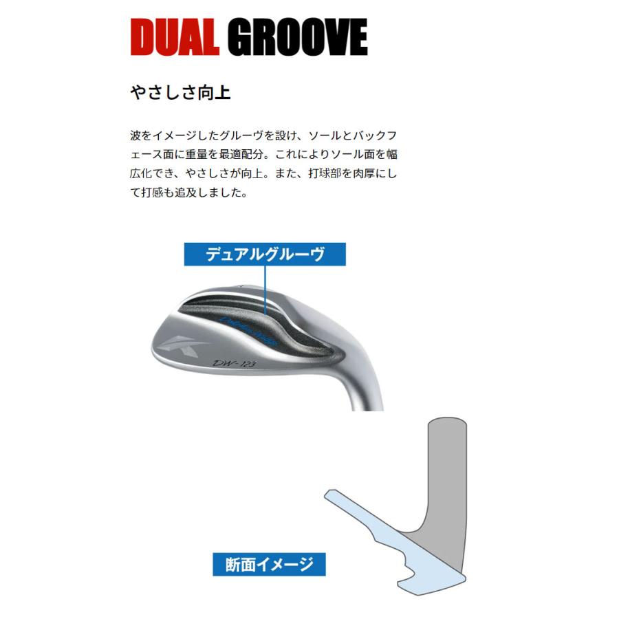 一部即納キャスコ ドルフィンウェッジ DW-123 N.S. PRO 950GH neo スチールシャフト ストレートネック KASCO DOLPHIN WEDGEの画像