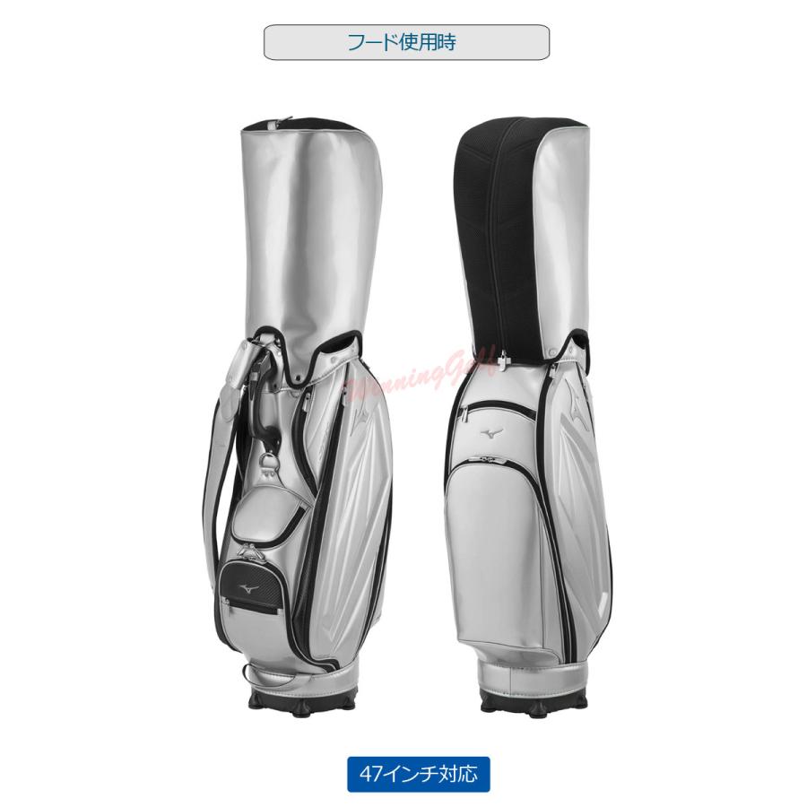 MIZUNO ミズノ JPX キャディバッグ 5LJC2233 シルバー 9.5型 MIZUNO ミズノ JPX キャディバッグ 5LJC2233 シルバー 9.5型