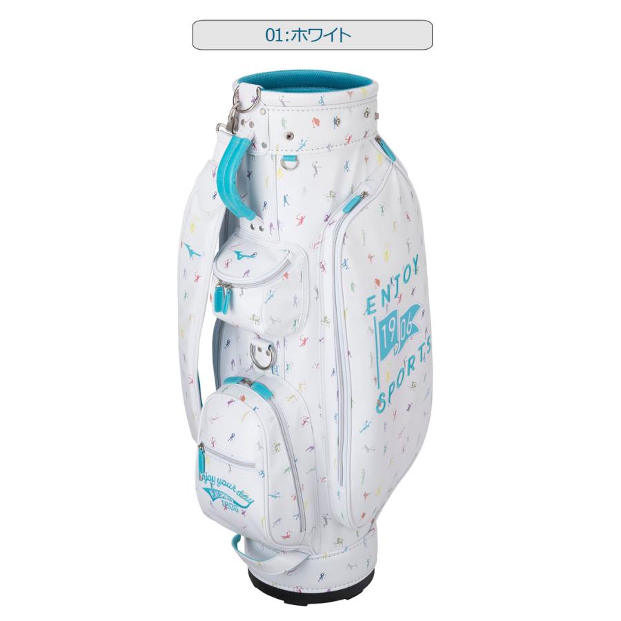 未使用品 MIZUNO ミズノ Enjoy sports キャディバッグ 9型 MIZUNO（ミズノ） Enjoy sports キャディバッグ 5LJC2234 (ネーム