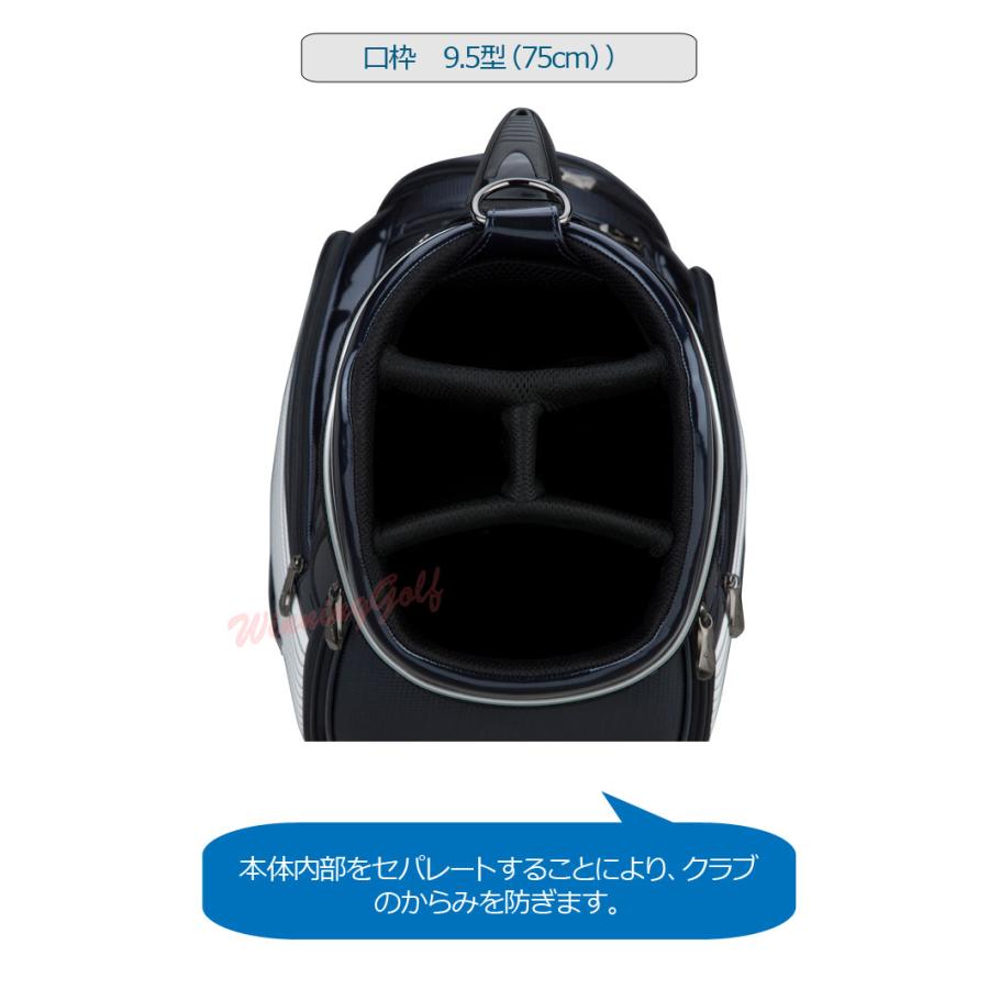 MIZUNO ミズノ CG キャディバッグ 5LJC2304 9.5型 (ネーム MIZUNO ミズノ CG キャディバッグ 5LJC2304 9.5型 (ネーム