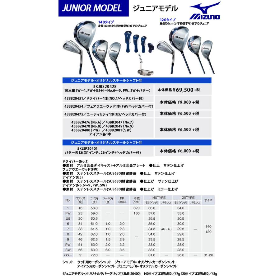 (JUNIOR MODEL)正規品 ミズノ ジュニアモデル フェアウェイウッド ＦＷ   43BB20454 MIZUNO ゴルフ｜winning-golf｜02