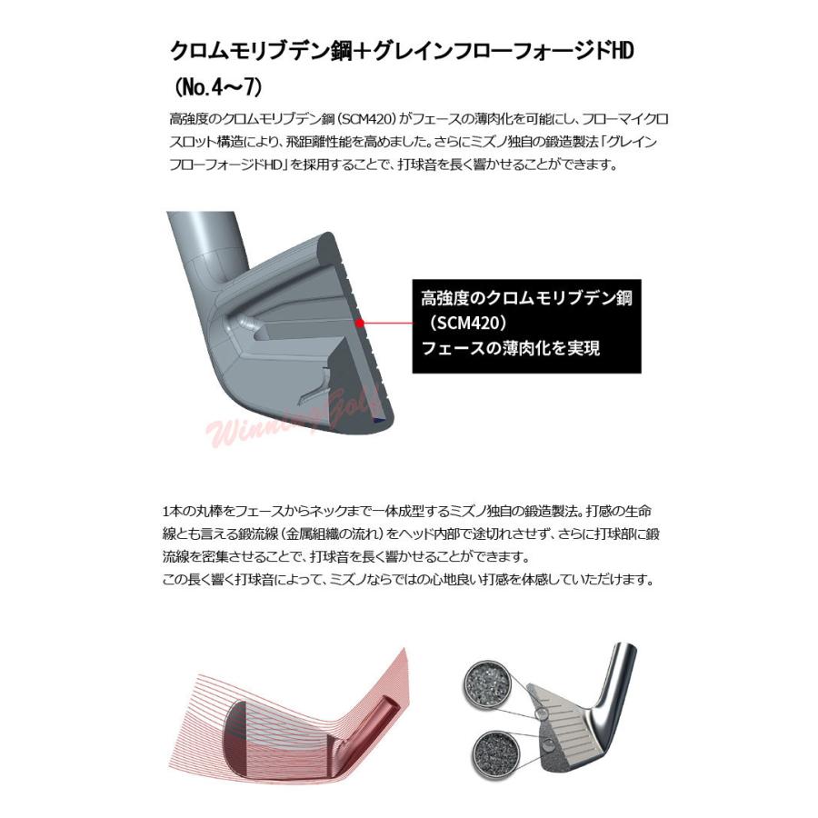 MIZUNO ミズノ ミズノプロ 223 アイアン 6本組(No.5〜PW) (N.S.