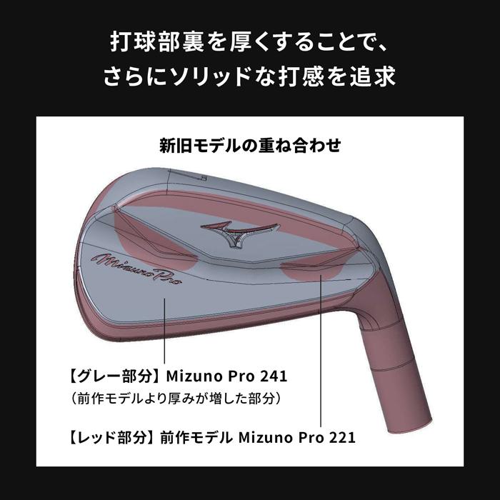 ミズノ ミズノプロ 241  アイアン 6本組(No.5〜PW) (Dynamic Gold HT スチールシャフト（S200／129g）)  5KJSS33106｜winning-golf｜09