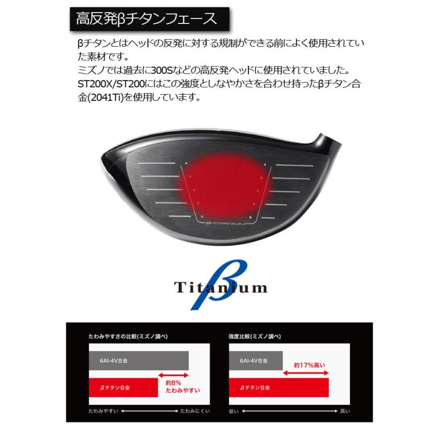 MIZUNO（ミズノ） ST-200X ドライバー (-1インチ仕様) (PLATINUM