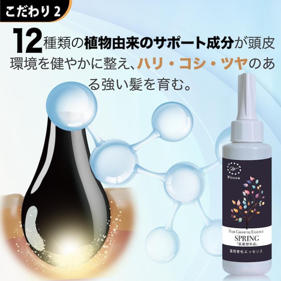 薬用育毛エッセンSPRING 育毛剤 リニュアール育毛 発毛促進