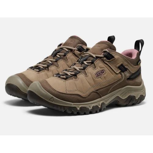 KEEN キーン ウィメンズ ターギー フォー ウォータープルーフ BRINDLE/NOSTALGIA ROSEの画像