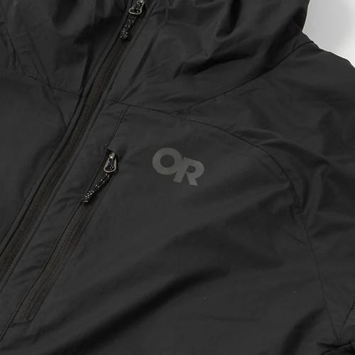 OUTDOOR RESEARCH アウトドアリサーチ メンズ デビエイターフーディ ソリッドブラック Mの画像