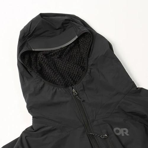 OUTDOOR RESEARCH アウトドアリサーチ メンズ デビエイターフーディ ソリッドブラック Mの画像