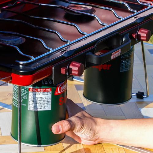 Coleman コールマン パワーハウスLPツーバーナーストーブII レッドの画像
