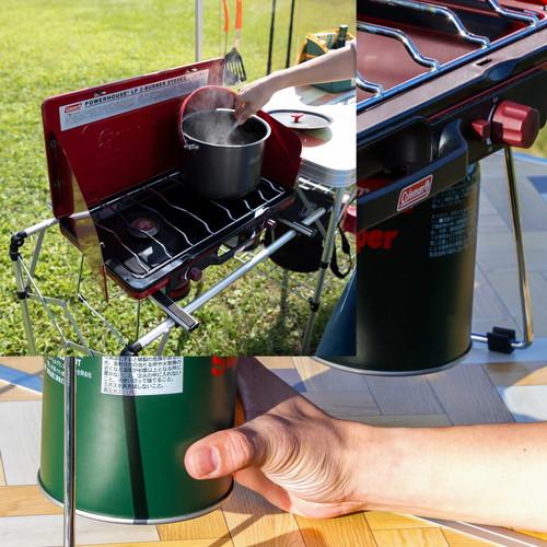 Coleman コールマン パワーハウスLPツーバーナーストーブII レッドの画像