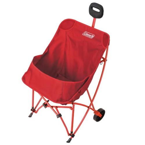 Coleman 折りたたみチェア 4脚セット 赤 Amazon.co.jp: Coleman Portable Camping Quad Chair with 4-Can