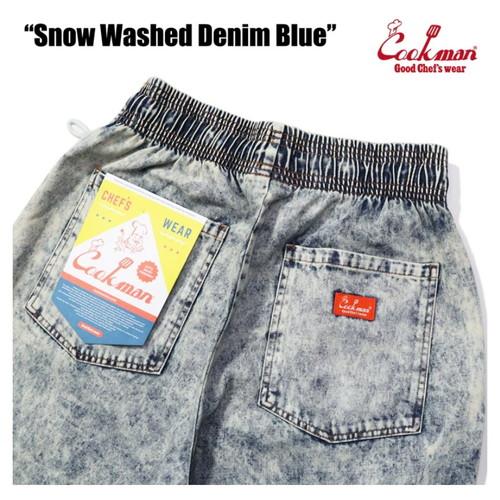 COOKMAN クックマン Snow Washed Denim Blue  LIGHT BLUEの画像