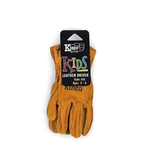 キンコ CHILD'S COWHIDE DRIVERS GLOVE KINCO｜wins