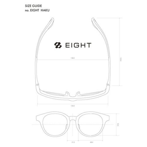 SOLAIZ ソライズ EIGHT series EIGHT-HAKU Matt BK 偏光GRY+SV.mirror