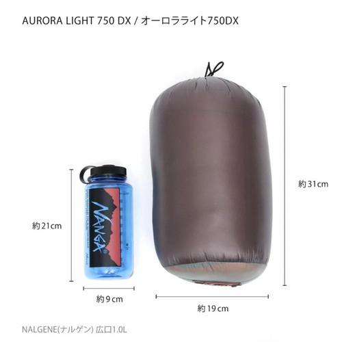 NANGA（ナンガ） AURORA TEX light 750DX レギュラー BRN : ウィンズ
