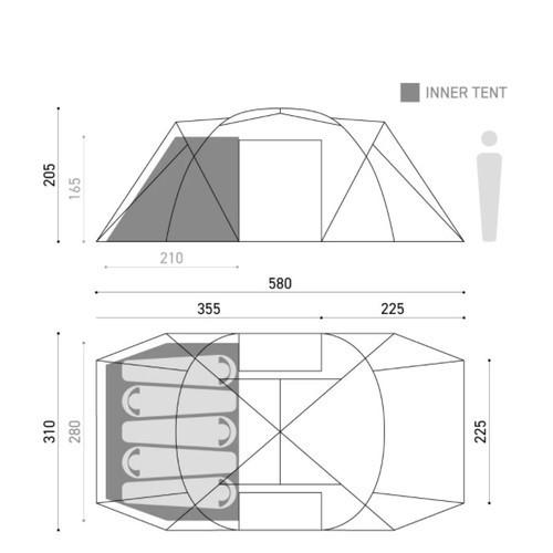muraco（ムラコ） MURACO ZIZ TENT SHELTER ROCK GREY : ウィンズ