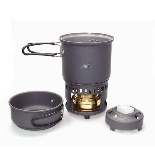 Esbit アルコールクッカー Kochset 985ml Esbit エスビット 985ml クックセットアルコールストーブ付 : ウィンズ