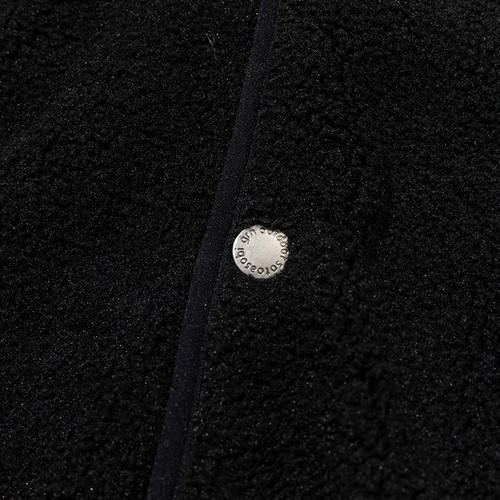 (grn outdoor)ジーアールエヌアウトドア HIASOBI RELAX BEAR CARDIGAN  (BLACK)｜wins｜05