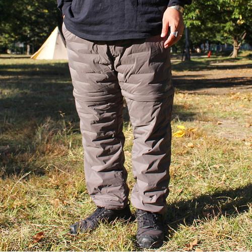 grn outdoor ジーアールエヌアウトドア SIX LESS 2WAY PANTS GRAY