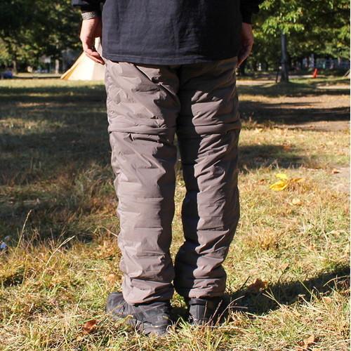 grn grn outdoor ジーアールエヌアウトドア SIX LESS 2WAY PANTS GRAY