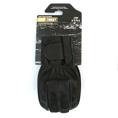 【新品未開封】グリップスワニー Lサイズ レザーグローブ GRIP SWANY（グリップスワニー） グローブ ブラック L 25cm : ウィンズ