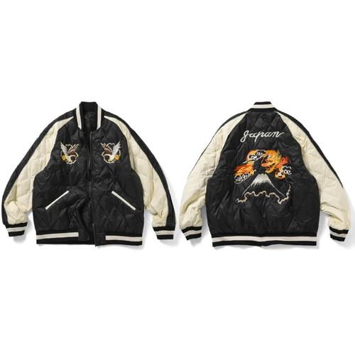 TAION（タイオン） REVERSIBLE SKAJAN DOWN JACKET ブラック/オフ