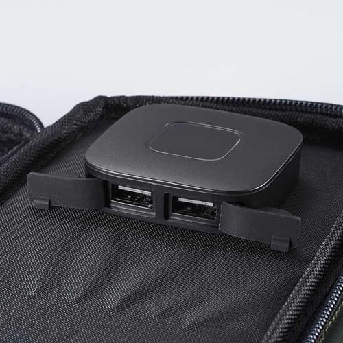 ELECOM（エレコム） ソーラー充電器 NESTOUT SOLAR-1 2枚パネル 14W