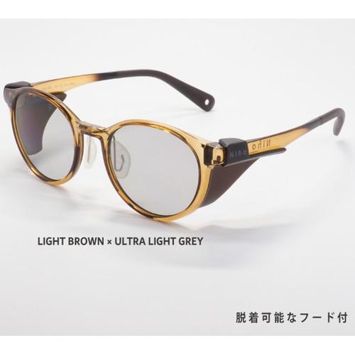 Niho ニホ ラウンド LIGHTBROWN/Ultra LIGHT GREYの画像
