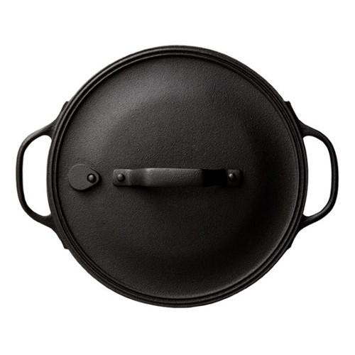 OIGEN 及源鋳造 南部鉄器 薪ストーブ 200VIH対応 鋳物鍋 クックトップ 丸 深型 中20cm | 及源鋳造 | 01