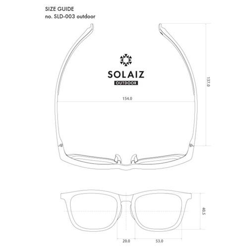 SOLAIZ ソライズ OUTDOOR Matt KHAKI 偏光GRYの画像