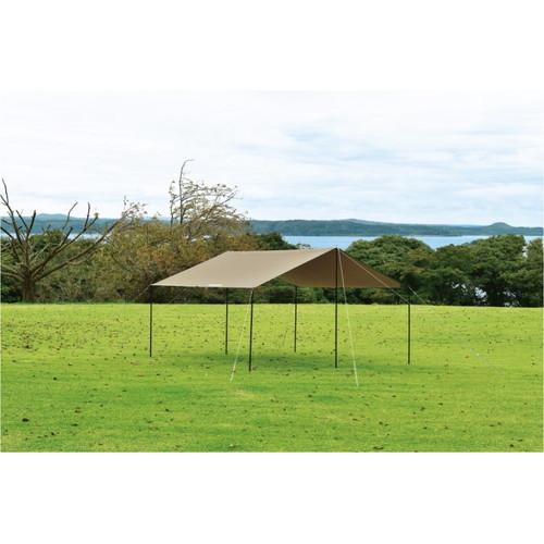 UNIFLAME（ユニフレーム） REVOスクエアタープ 3×3 TC/TAN : ウィンズ