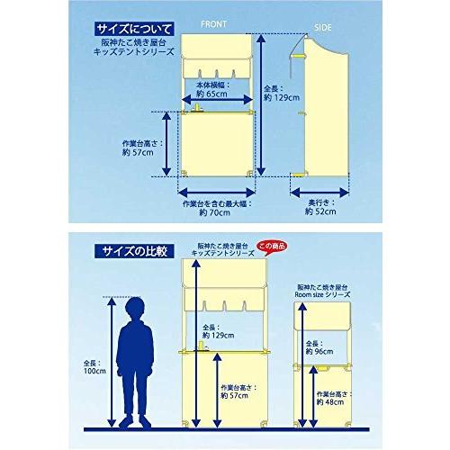 【ラスト1点】 お店屋さんごっこ ままごと キッズテント トラッキー たこ焼き＆お好み焼き屋台セット 【1922440631】(12247円)