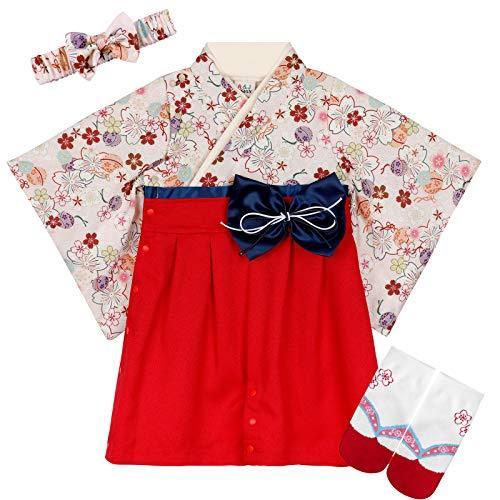 品質は非常に良い お宮参り ベビー 着物 女の子 袴ロンパース Becos Becos 初節句 80 桜 着物 セレモニードレス Www Festivaldechaillol Com
