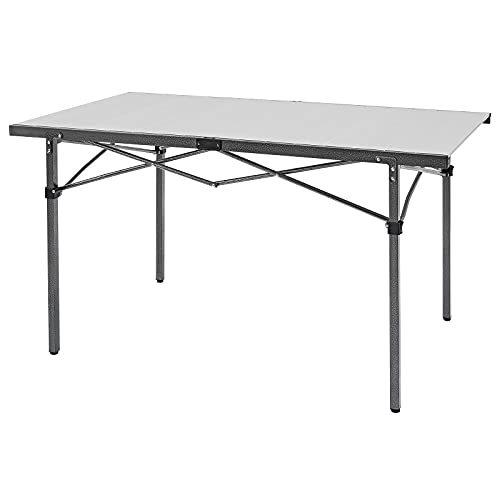 KingCamp キャンプ テーブル 折りたたみ アウトドア 136x70 4~6人用 ロールテーブル アルミ天板 耐荷重約80kg コンパ 6人用