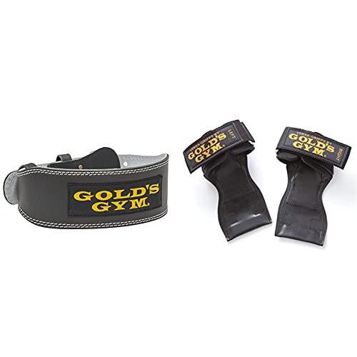 ゴールドジム GOLD`S GYM トレーニングレザーベルトBK L G3368 l 85 