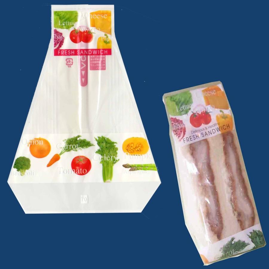 三角 サンドイッチ袋 野菜柄 70mm １枚あたり７円 税前 １束 フィルム包装 Nr5gbv80zd Wintec N 通販 Yahoo ショッピング