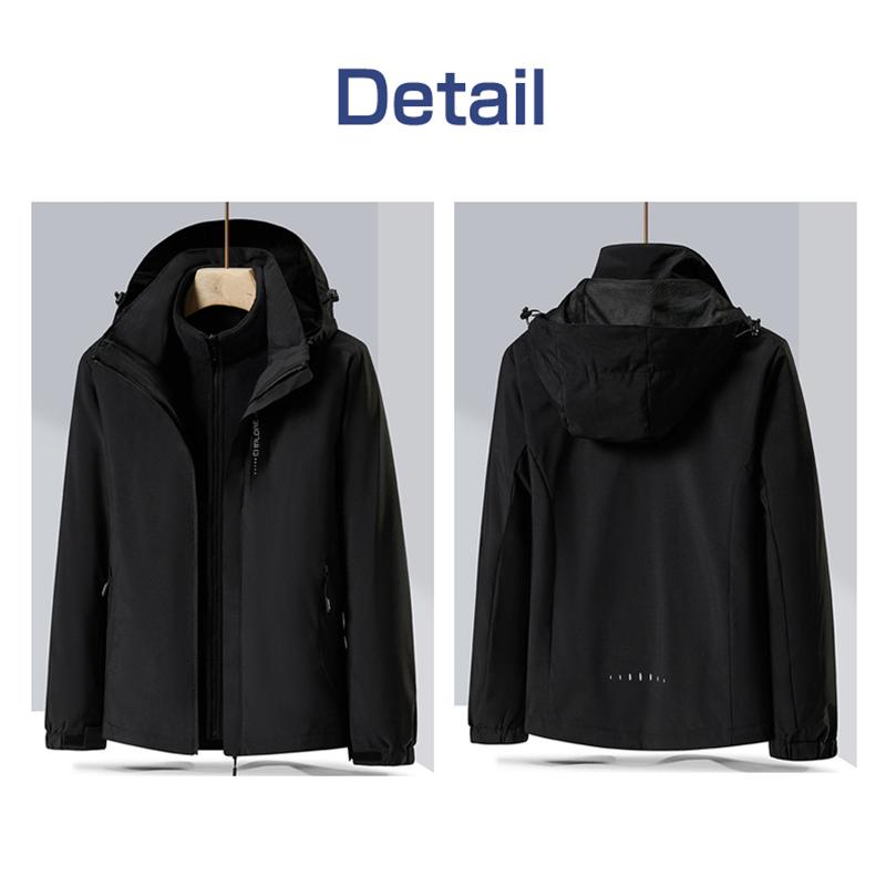 マウンテンパーカー メンズ ジャケット 登山服 防水 防風 3way 暖かい 多機能 フリース 一年通用 キャンプ フード付き スキー 春 秋 冬 アウトドア |  | 11