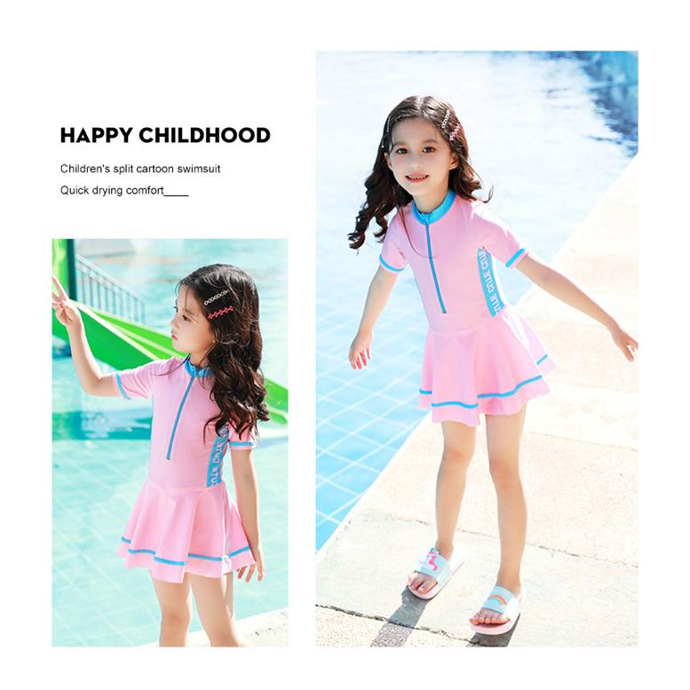 店長からのオススメ 子供水着 可愛い カワイイ 女の子 子供用水着 無地 夏スイムウェア 立ち襟 ワンピース オールインワン インナーパンツ付き ジュニア 海水浴 44apr21etyy08 Winter Fall 通販 Yahoo ショッピング
