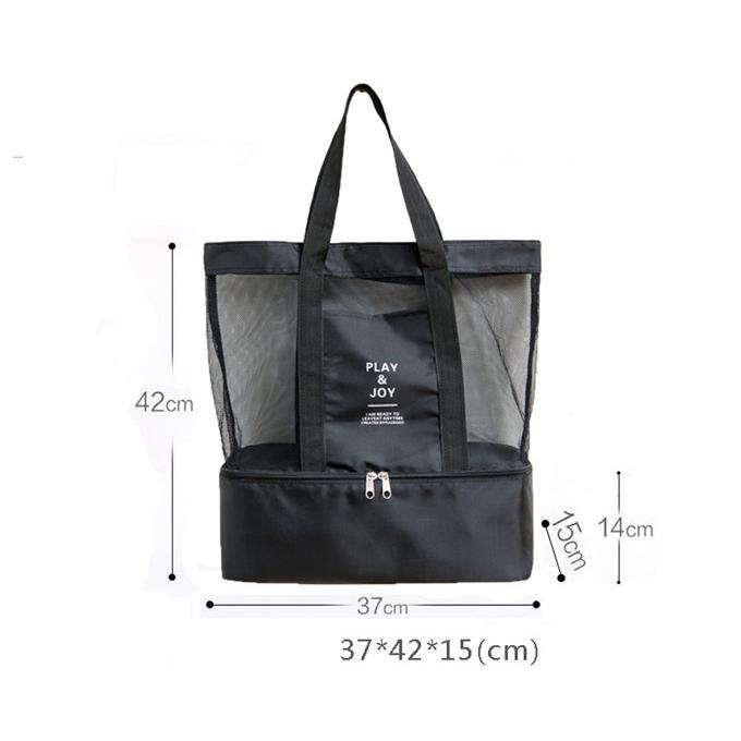 ビーチバッグ クリアバッグ レディース プール バッグ 海水浴 大容量 水泳 乾湿分離 防水 ビーチグッズ メッシュ スイミングバック 収納バッグ 爆買 |  | 08