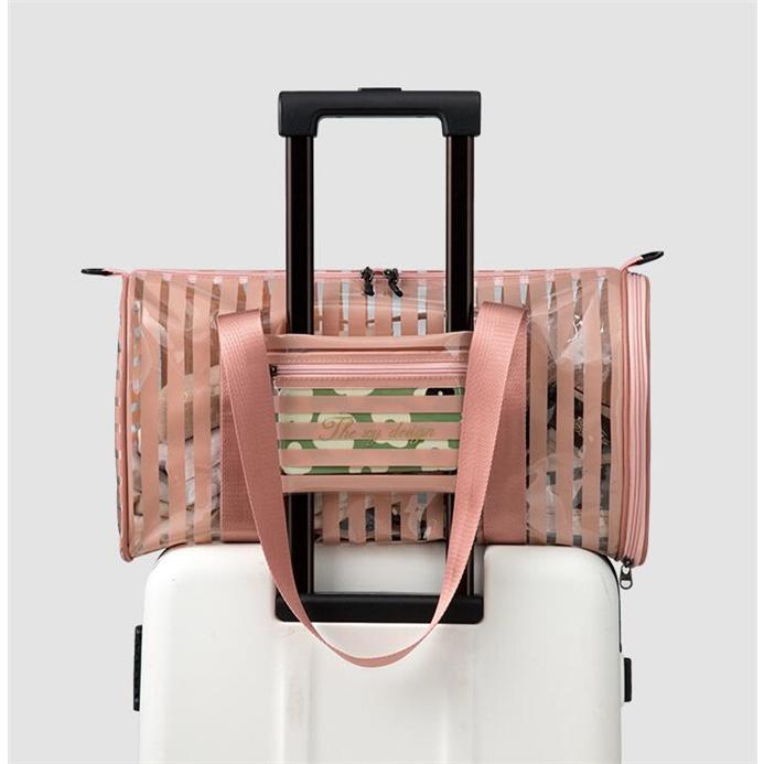 クリアバッグ ビーチバッグ レディース プール バッグ 海水浴 大容量 水泳 乾湿分離 防水 ビーチグッズ PVC スイミングバック 収納バッグ |  | 12