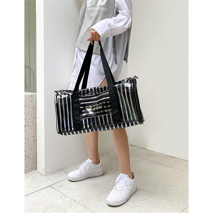 クリアバッグ ビーチバッグ レディース プール バッグ 海水浴 大容量 水泳 乾湿分離 防水 ビーチグッズ PVC スイミングバック 収納バッグ |  | 17