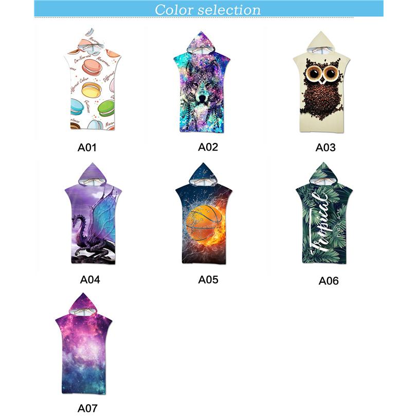 ビーチタオル タオル フード付き 大人マント タオル プールタオル 大人用 吸水性 動物柄 バスタオル お着替タオル お着替ポンチョ |  | 01