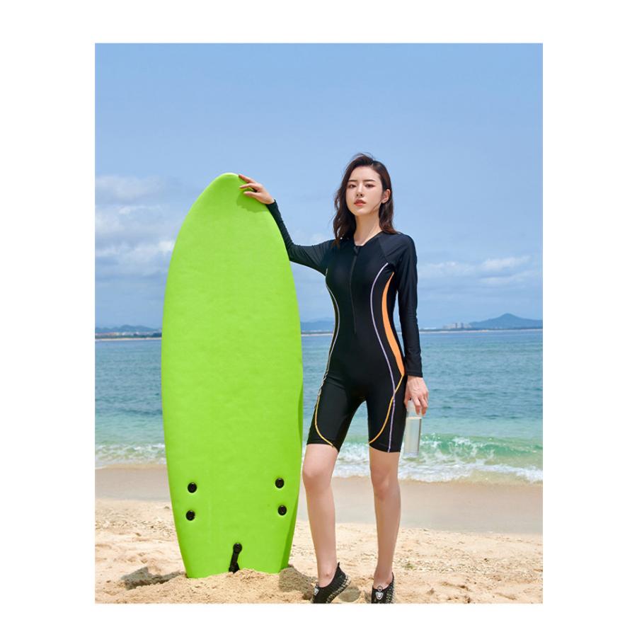 当店限定販売 潜水服 ウェットスーツ レディース 長袖 競泳水着 バックジッパー式 速乾 水着 無地 スイムウェア オールインワン Uvカット ダイビング Columbiatools Com