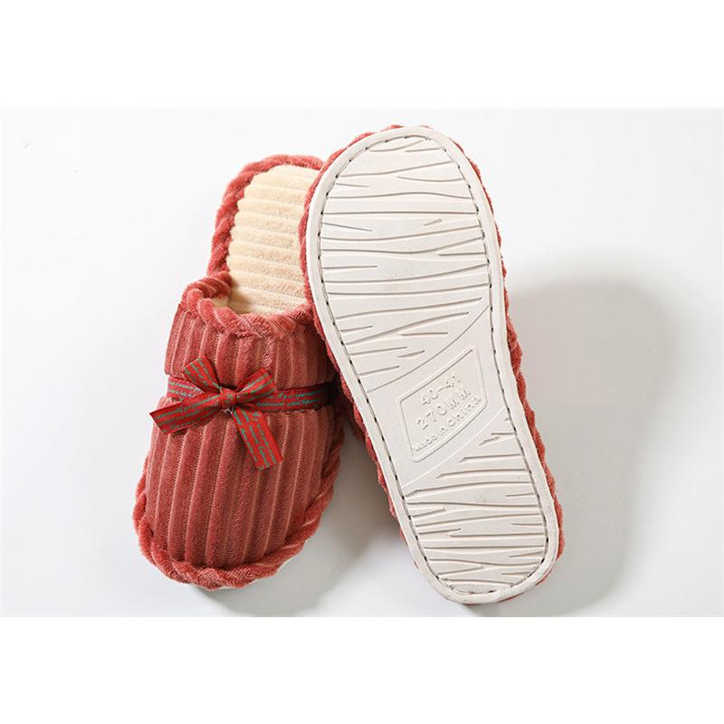 スリッパ ボアスリッパ ルームシューズ レディース 暖かい 冬用 室内履き 来客用　ペア ムートン 洗える 冷え対策 シンプル リボン 低反発 |  | 15