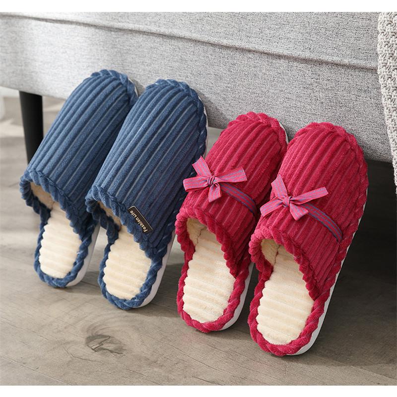 スリッパ ボアスリッパ ルームシューズ レディース 暖かい 冬用 室内履き 来客用　ペア ムートン 洗える 冷え対策 シンプル リボン 低反発 |  | 17