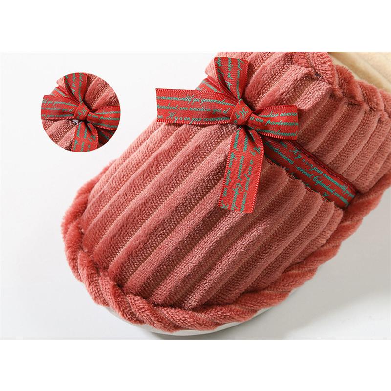 スリッパ ボアスリッパ ルームシューズ レディース 暖かい 冬用 室内履き 来客用　ペア ムートン 洗える 冷え対策 シンプル リボン 低反発 |  | 12