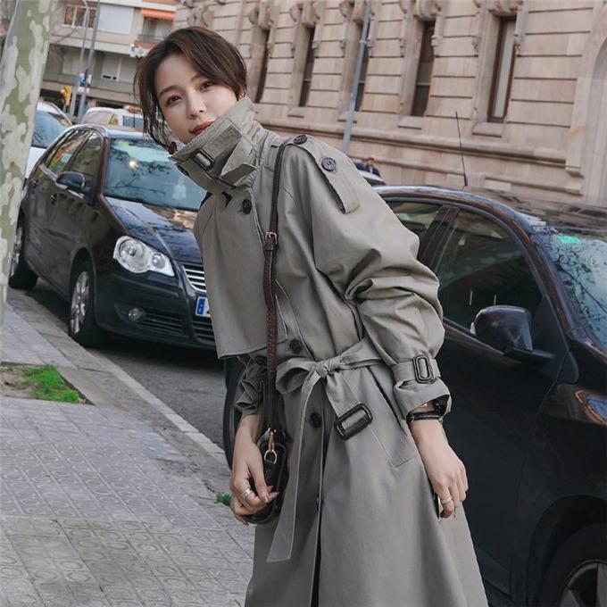 トレンチコート レディース 秋コート ベルト付き ロングコート アウター フォーマル ジャケット 膝丈 細身 大きいサイズ 立ち襟 お洒落 通勤 44sep21vfy06 Winter Fall 通販 Yahoo ショッピング