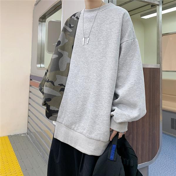 メンズパーカー メンズトップス 冬新作 フードなし パーカー プルオーバー スウェット トレーナー 裏起毛 大きいサイズ オーバーサイズ 迷彩柄切替 49novnjrwy09 Winter Fall 通販 Yahoo ショッピング