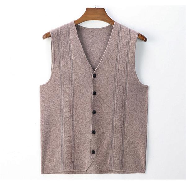 ニットベスト メンズ ビジネス ベスト 前開き 洗える ウォッシャブル