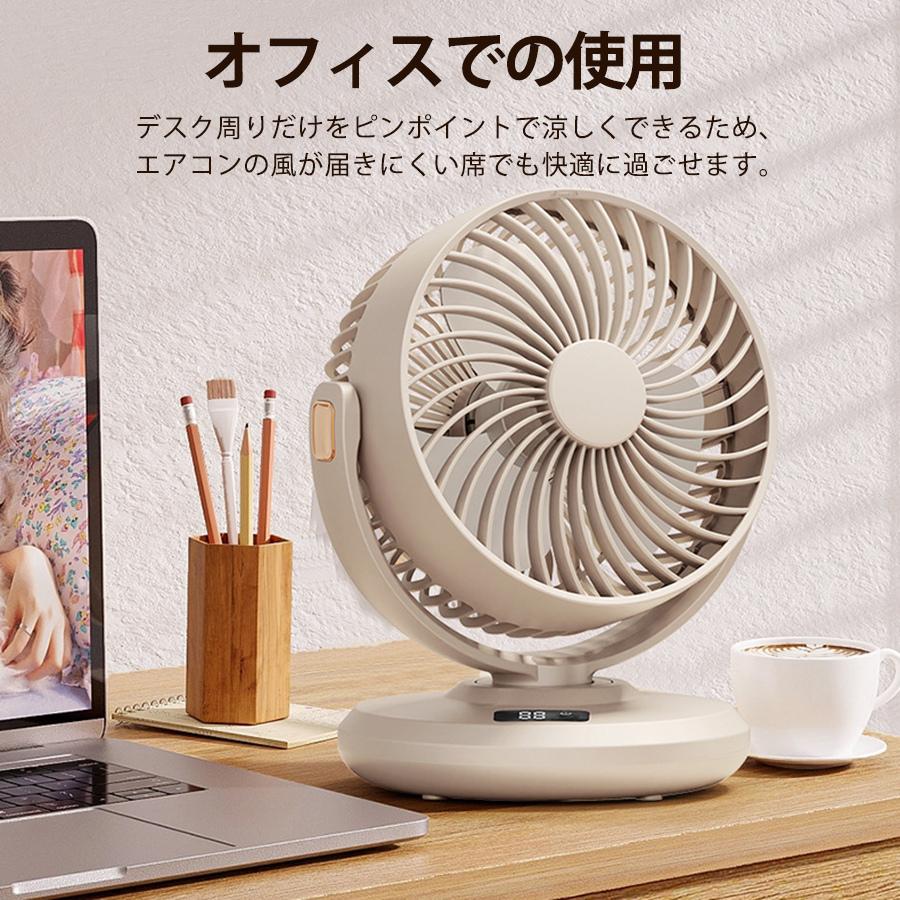 扇風機 卓上扇風機 壁掛け扇風機 自動首振り 5段階風量調節 風量段階